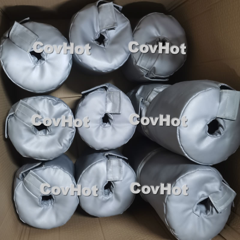 工業電磁閥保溫套 防火隔熱罩 耐高溫550℃ 節能蒸汽管路能耗
